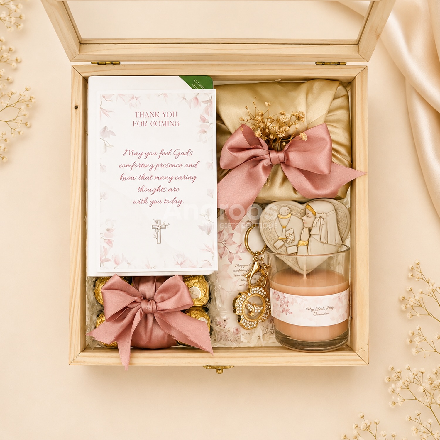 Luxury Wooden Keepsake Box — handcrafted anniversary gift box