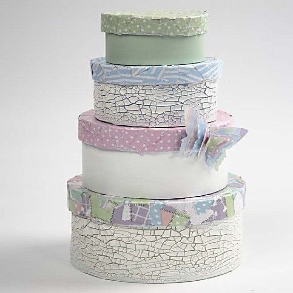 Premium Stacked Round Gift Box Set — handcrafted birthday gift box