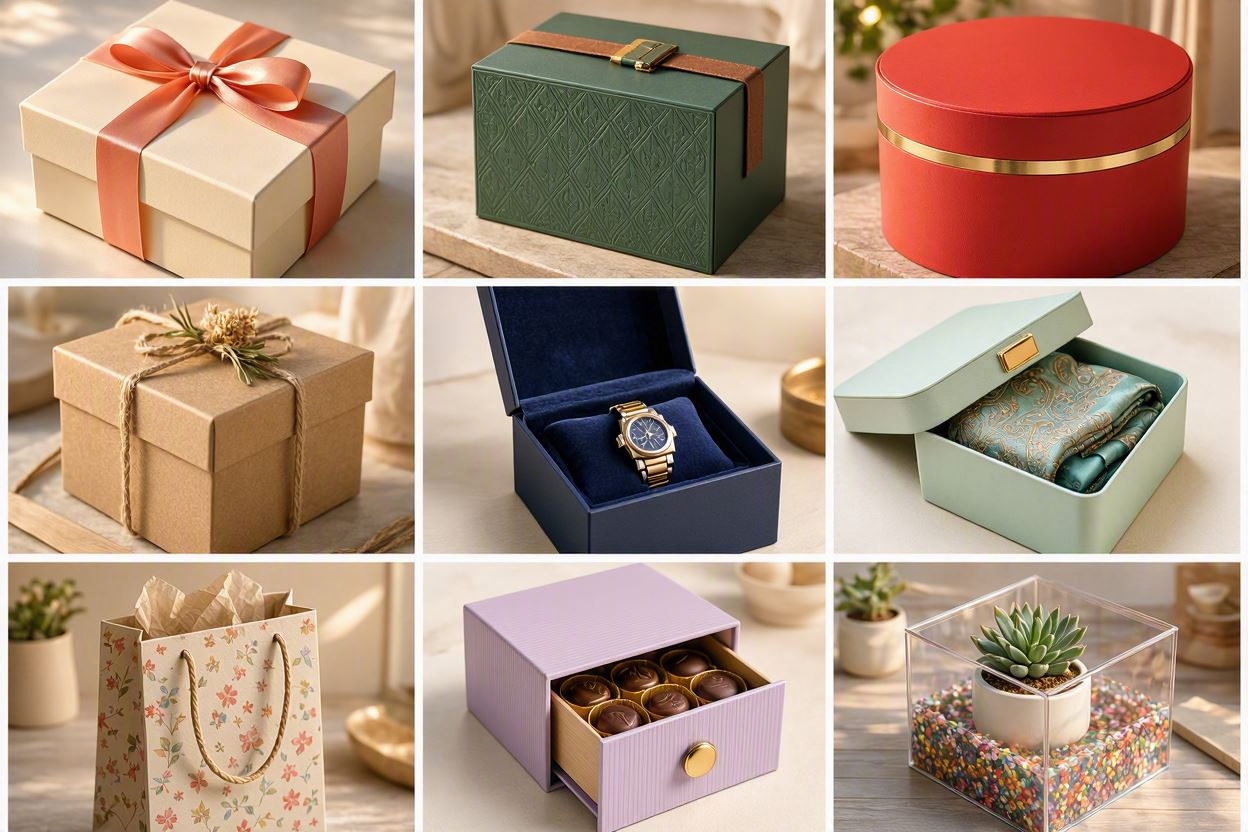 Elegant Pastel Gift Box Range — handcrafted birthday gift box