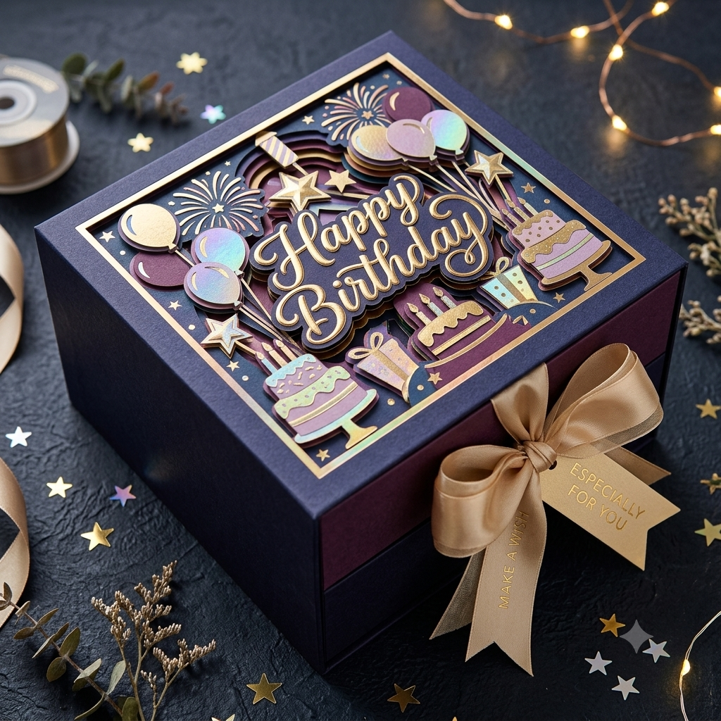 Luxury Birthday Surprise Box — handcrafted birthday gift box