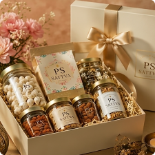 Luxury Gourmet Jar Gift Box — handcrafted corporate gift box