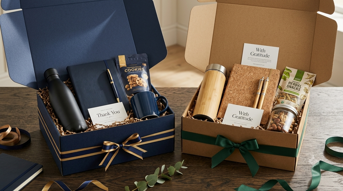 Executive Onboarding Welcome Box — handcrafted corporate gift box