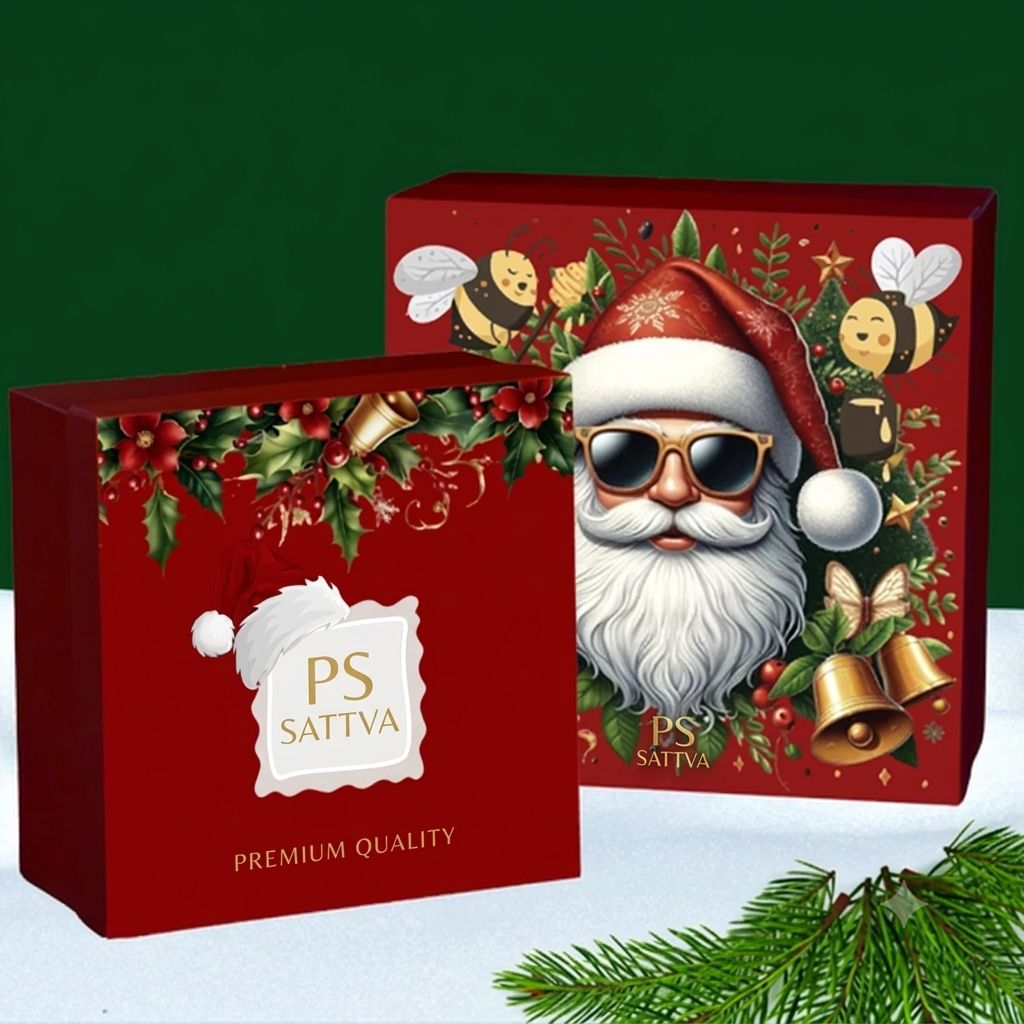 Christmas Santa Premium Gift Box — handcrafted festive gift box