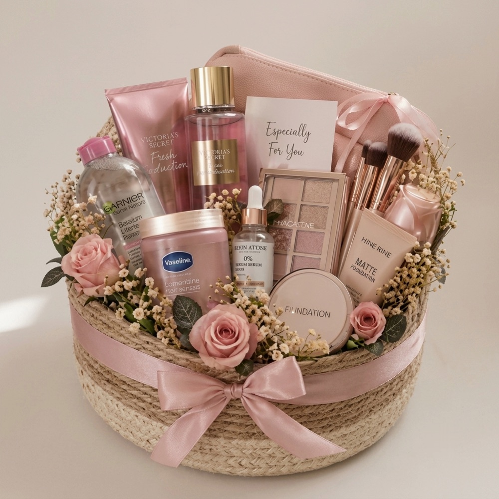 Blush Pamper Gift Basket